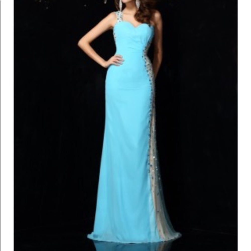 Baby Blue Prom Dress